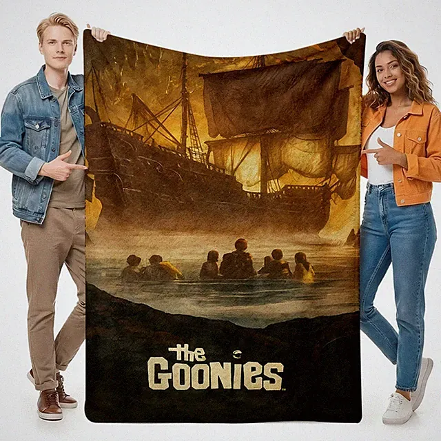 1pc 1pcs The Goonies Movie Blanket - Soft Flannel Bedspread Suitable for Fans