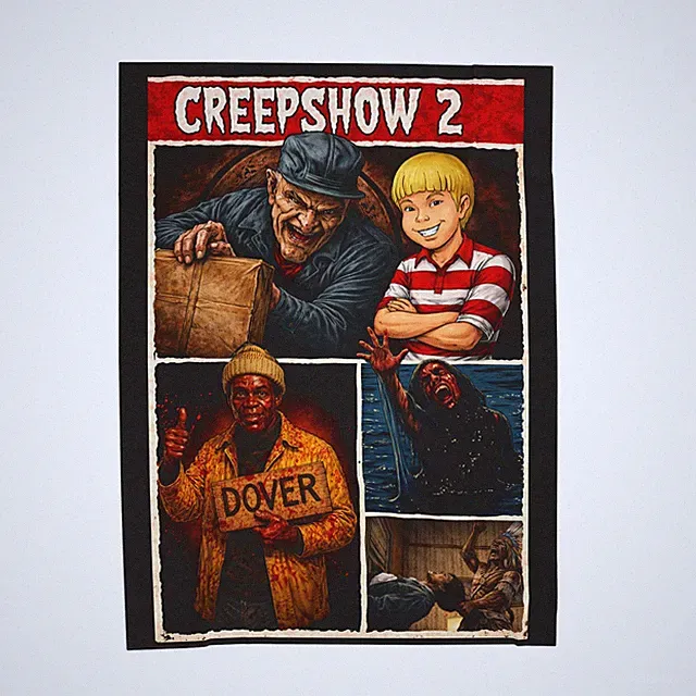 Creepshow 2 Movie Collage Blanket | Velveteen Plush Throw
