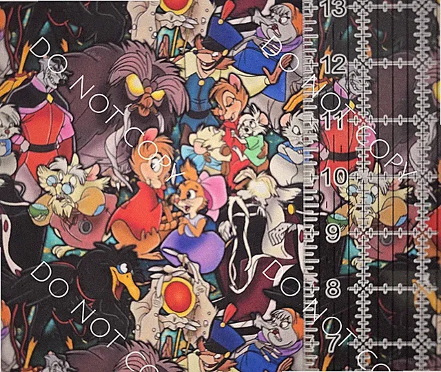 Custom Cotton Woven Fabric Movie The Secret Of Nimh By The 1/4 Yard 9x56