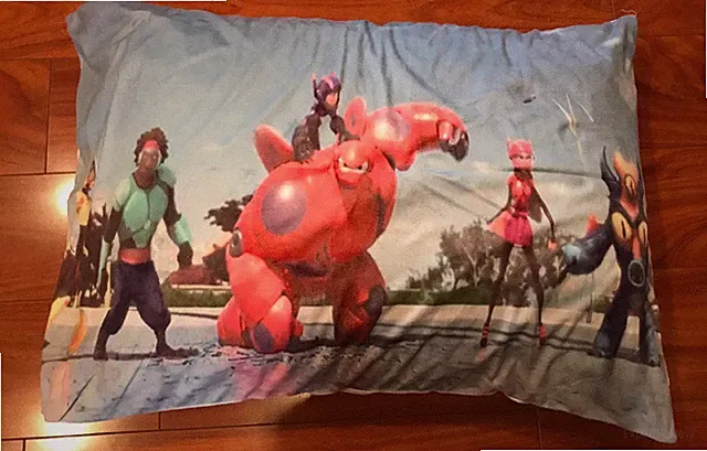 Disney BIG HERO 6 Movie Characters Cast Pillow Case Pillowcase Standard 20 X 30