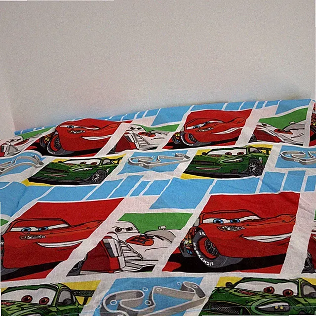 Disney Pixar Cars Movie Twin Size Flat Sheet Never Used