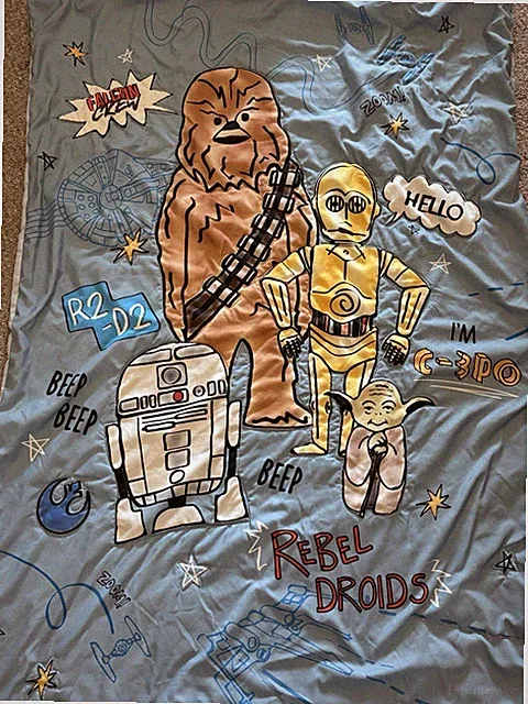 Disney Star Wars Kids Toddler Bedding Set Comforter, Sheets, Pillowcase Yoda