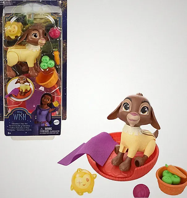 Disney Wish Valentino & Star Set with 2 Figures & 6 Accessories Goat Figure