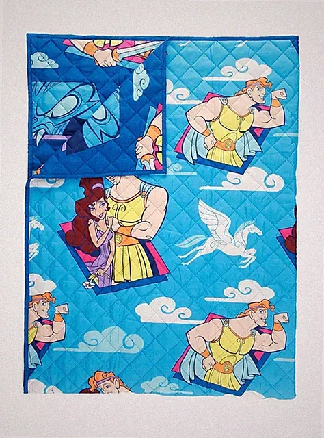 Hercules Reversible Quilt Blanket- Box Lunch Exclusive Brand New - Bedding