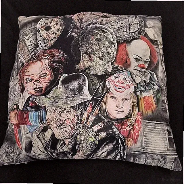 Horror Film Pillow Case Jason Friday The 13th Penny Wise Chucky Michael Myers