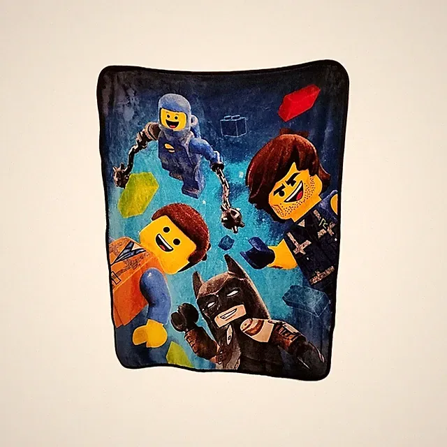 LEGO - The LEGO Movie 2 - Batman Plush Fleece Silky Soft Throw Blanket