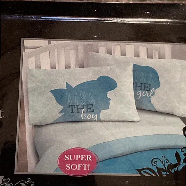 Little Mermaid Disney Movie Pillowcases NIP Ariel Blue Silhouette 2 Pair