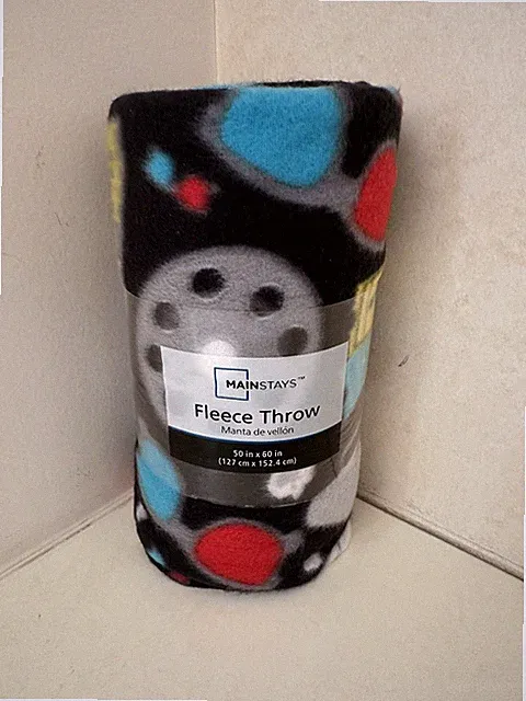 Mainstays Movie Time Fleece Throw 50in x 60in