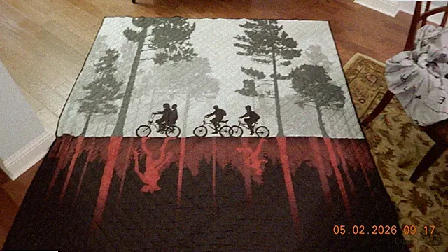 Netflix Stranger Things Comforter Blanket Bed Sheet Upside Down World