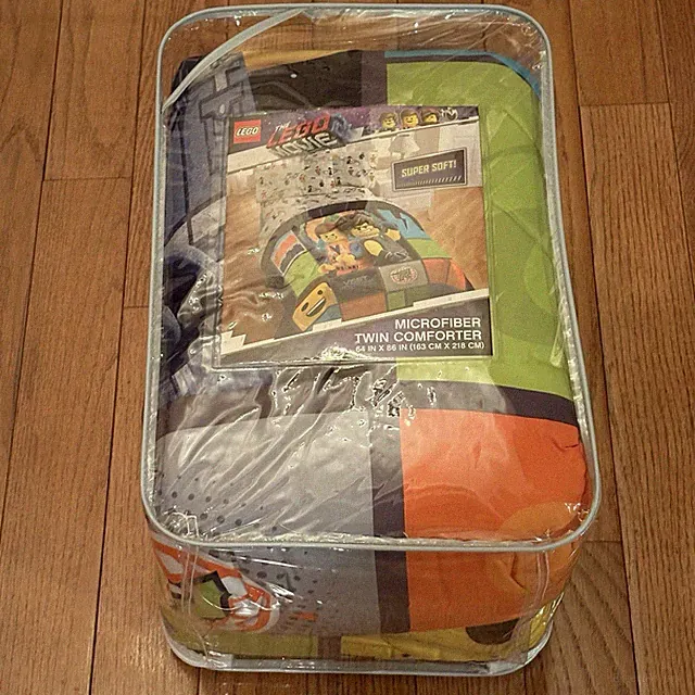 **New In Bag** The Lego Movie 2 Galactic Duo Twin Microfiber Comforter 64"x86"