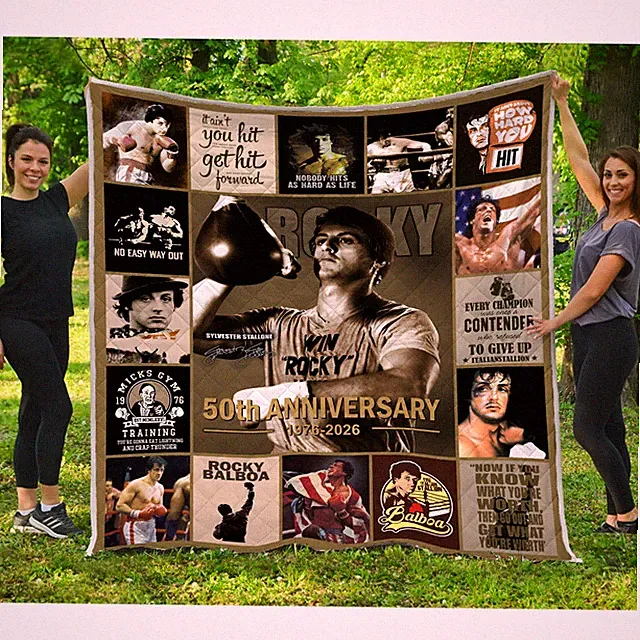 Rocky Quilts, Rocky Balboa Quilt Blankets Soft and Cozy Luxury