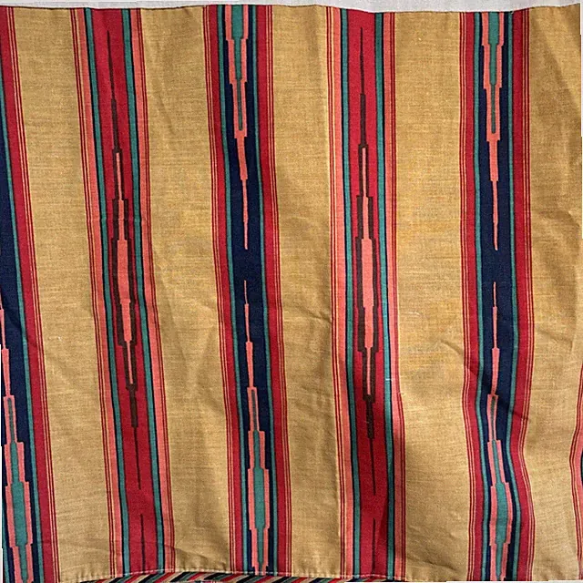 Southwestern Style Twin Bed Skirt Dust Ruffle Vintage Aztec Western