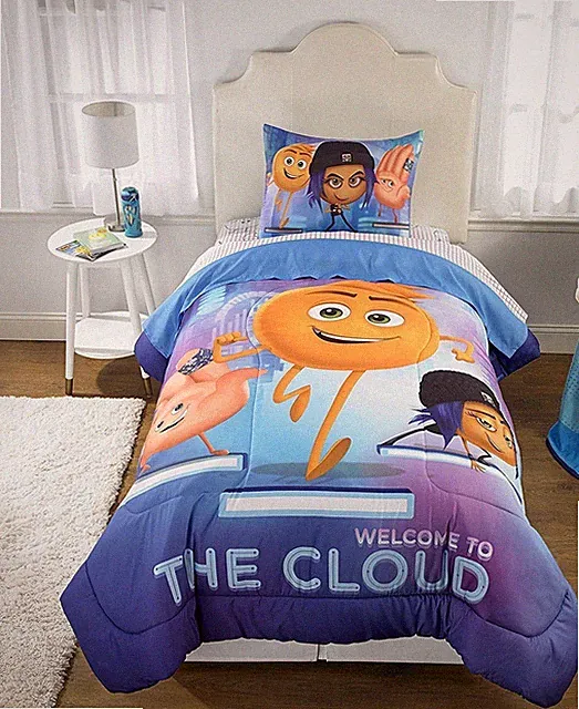 The Emoji Movie 2-Pc Comforter & Pillow Sham Set "The Cloud" Twin/Full