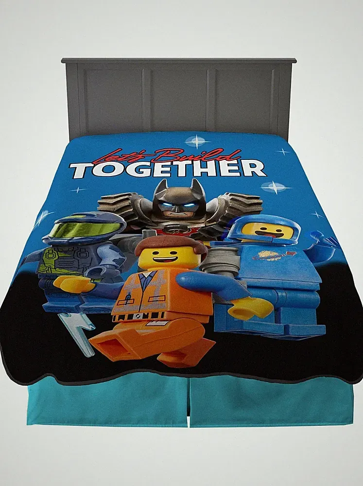 The LEGO MOVIE 2 Franco Kids Bedding Plush Blanket, 62 in x 90 in Twin/Full