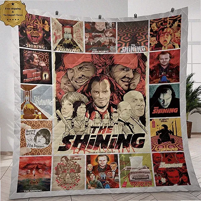 The Shining Quilt Blanket Jack Torrance Overlook Hotel Horror Movie Fan Gift
