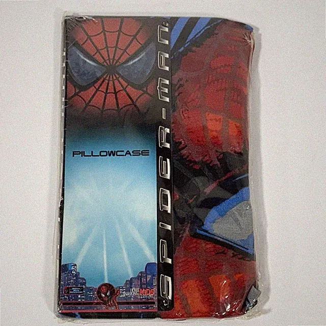 Vintage 2002 Marvel Spider-Man Movie Pillowcase Y2K New Sealed Dan River Kids
