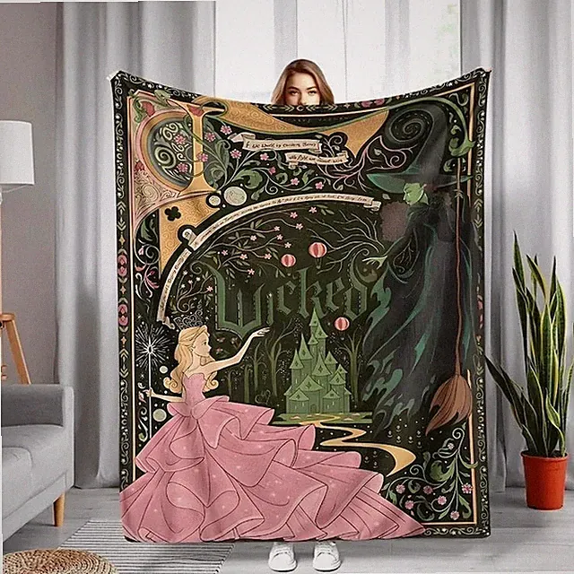 Wicked Change For Good Flannel Blanket – Wizard Musical Fan Gift